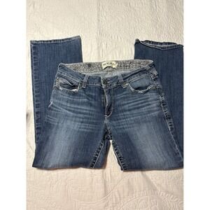 Ariat REAL Denim Women Bootcut Jeans Medium WashEmbroidered Back Pockets Size32S